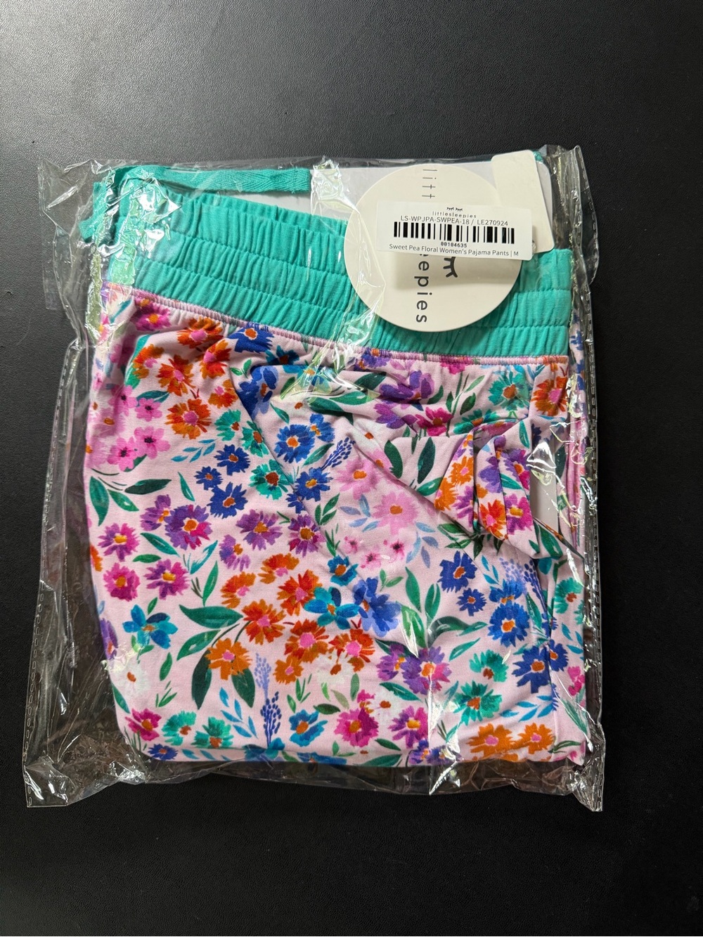 NWT Little Sleepies womens jogger pajama pants M Sweet Pea Floral